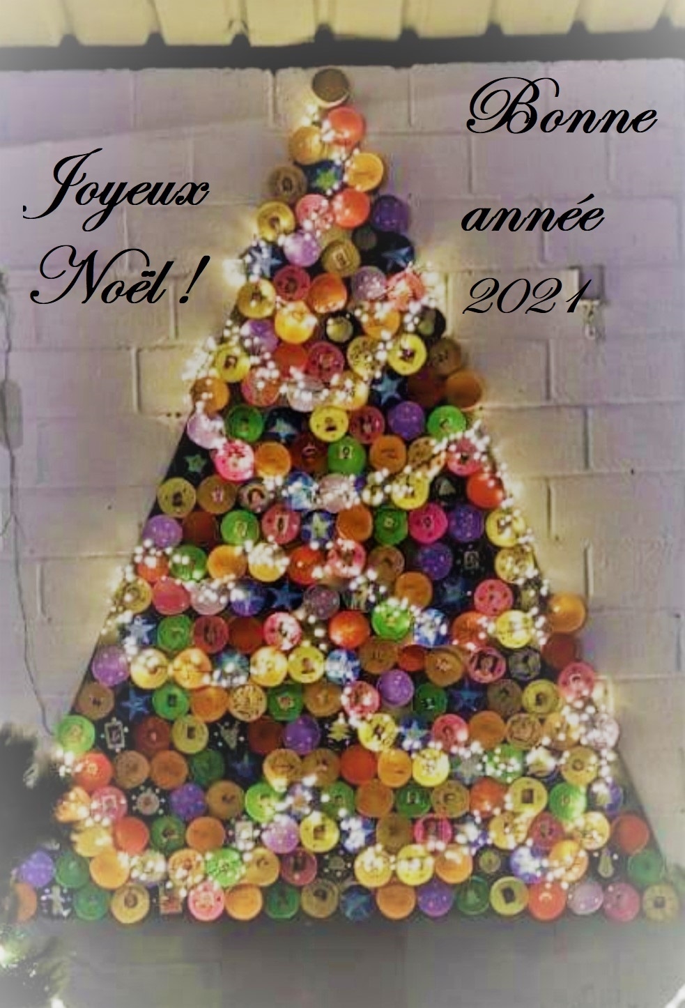 2020 voeux sapin de noël